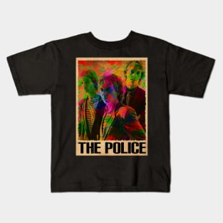 Message in a Tee Showcase the Reggae-Infused Rock and Legendary Lyrics of The Polices Music Kids T-Shirt